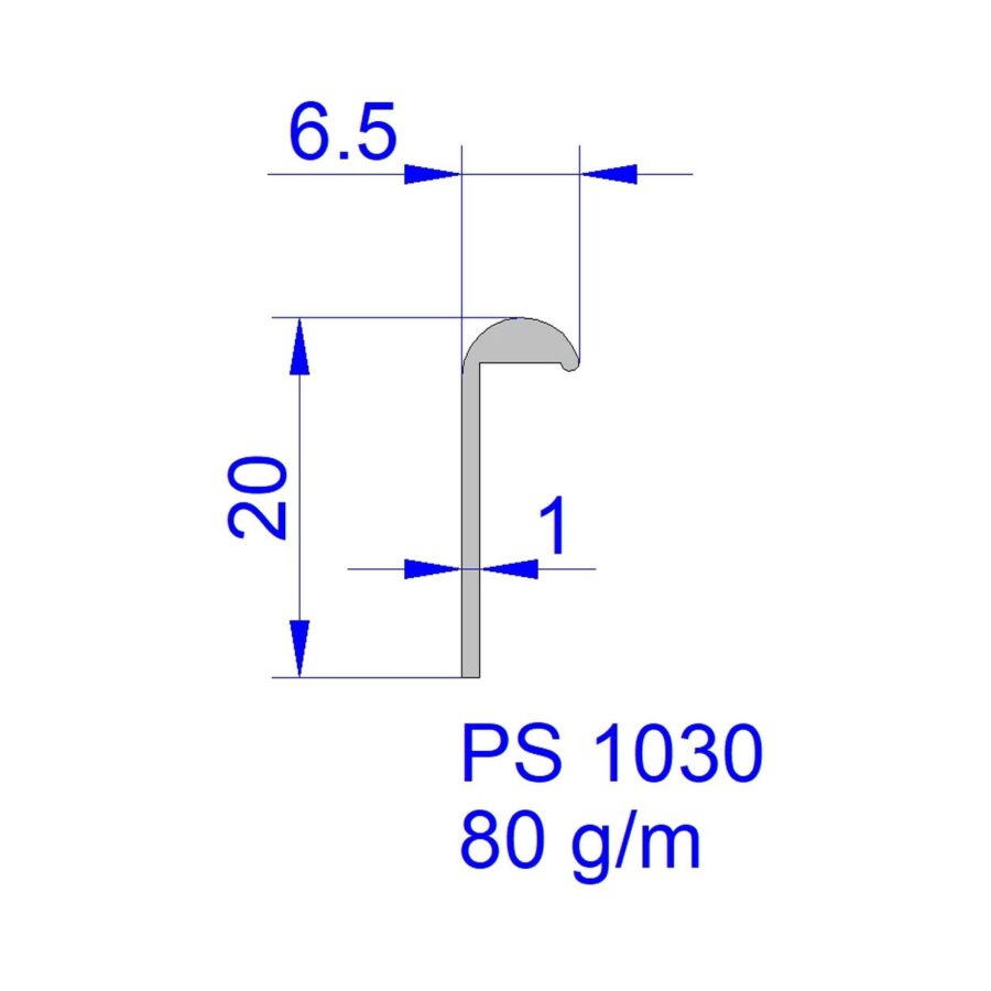 Aluveneta PS1030 Profili di finitura e fasce