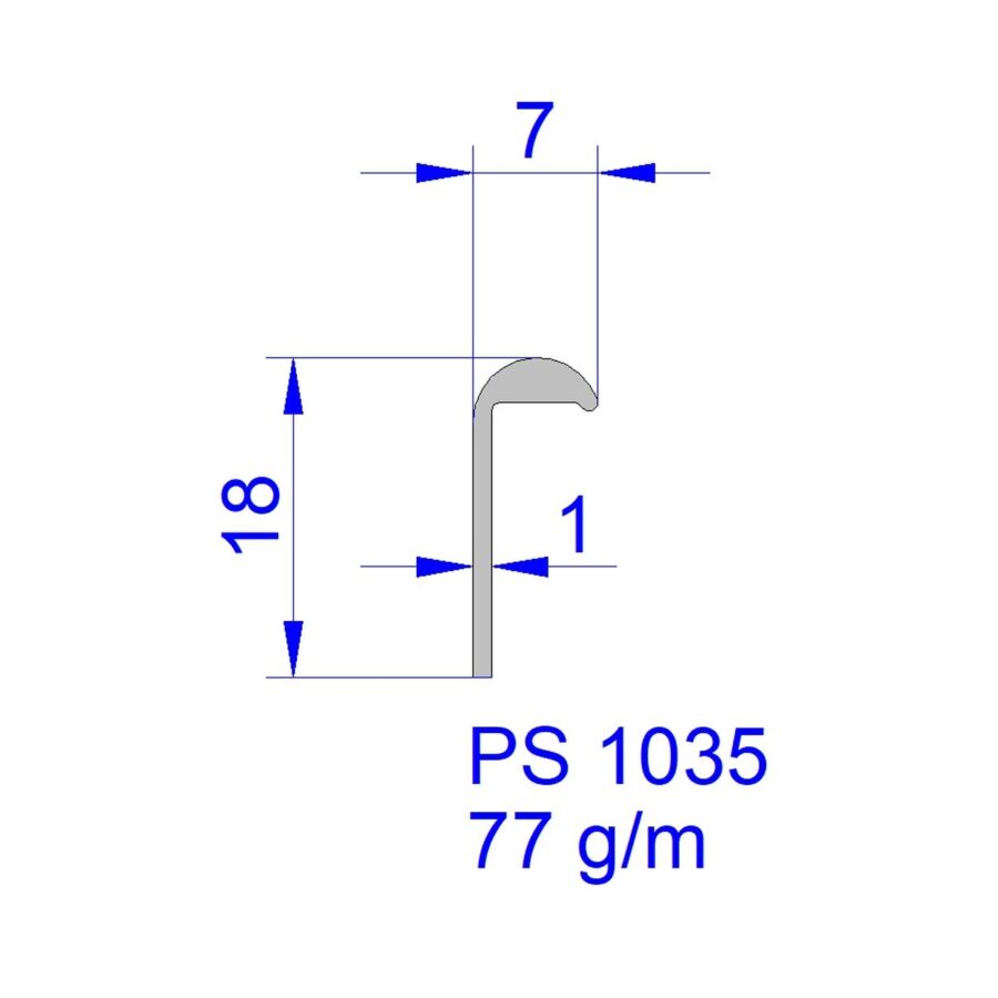 Aluveneta PS1035 Profili di finitura e fasce