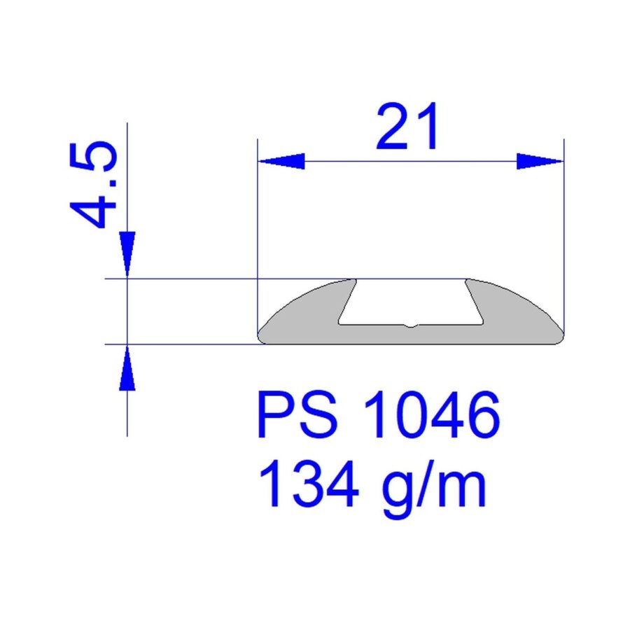 Aluveneta PS1046 Profili di finitura e fasce