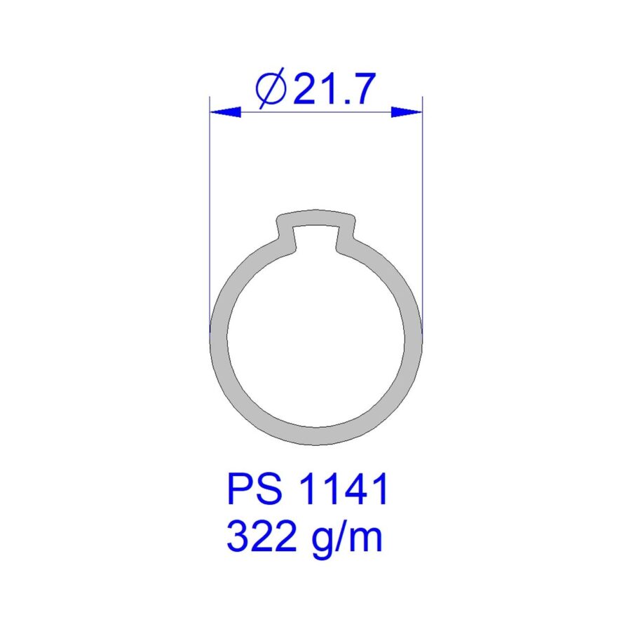 Aluveneta PS1141 Profili per rulli