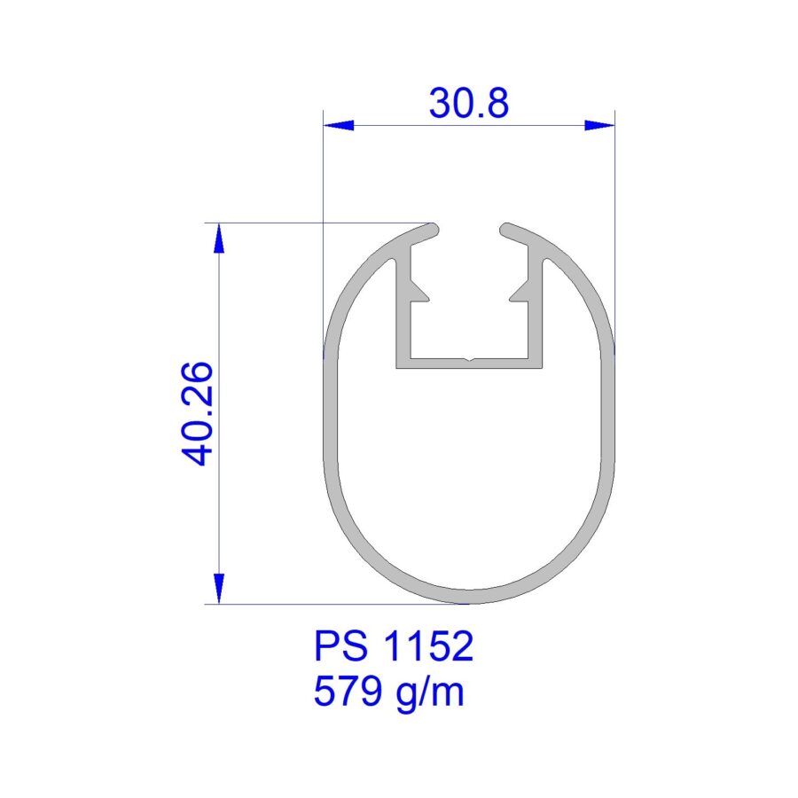 Aluveneta PS1152 Profili per cappottine
