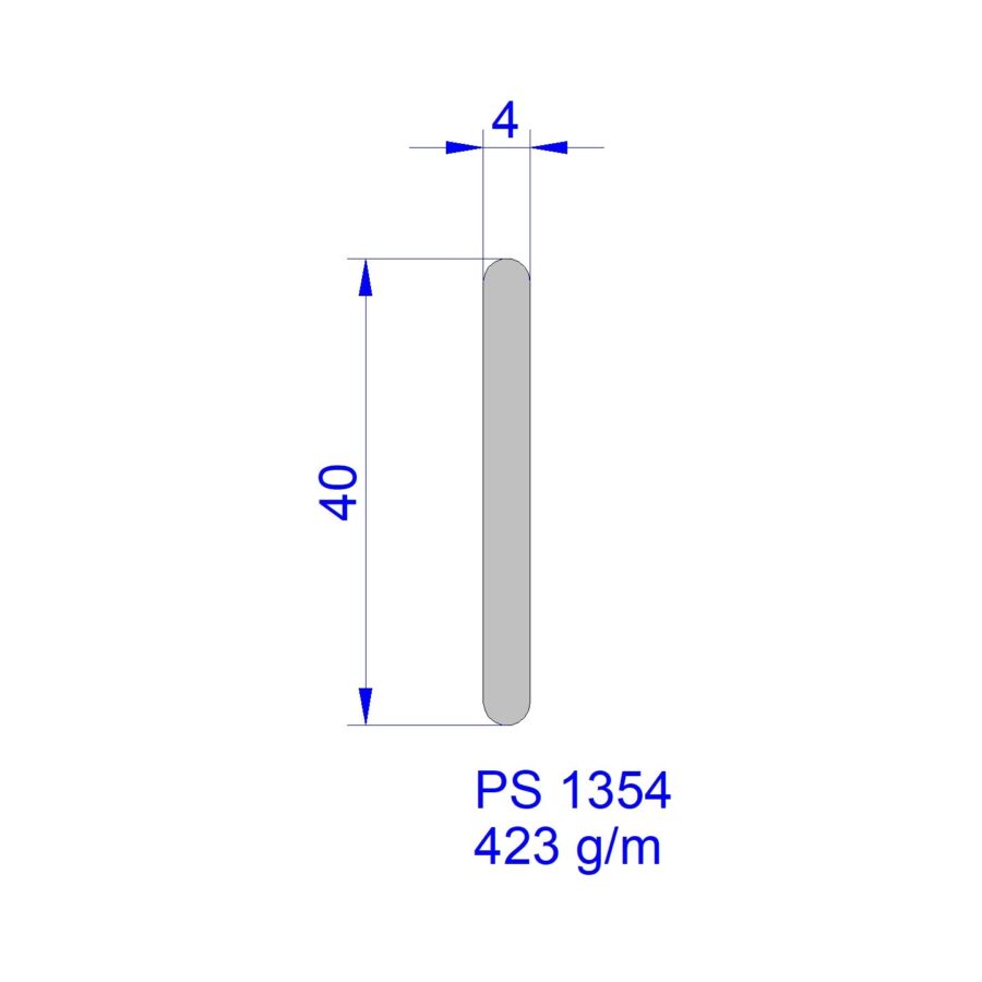 Aluveneta PS1354 Profili per tende interne