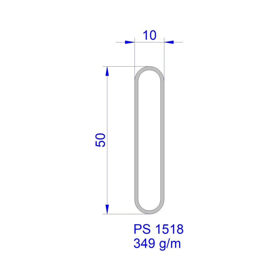 Aluveneta PS1518 Profili tubolari speciali