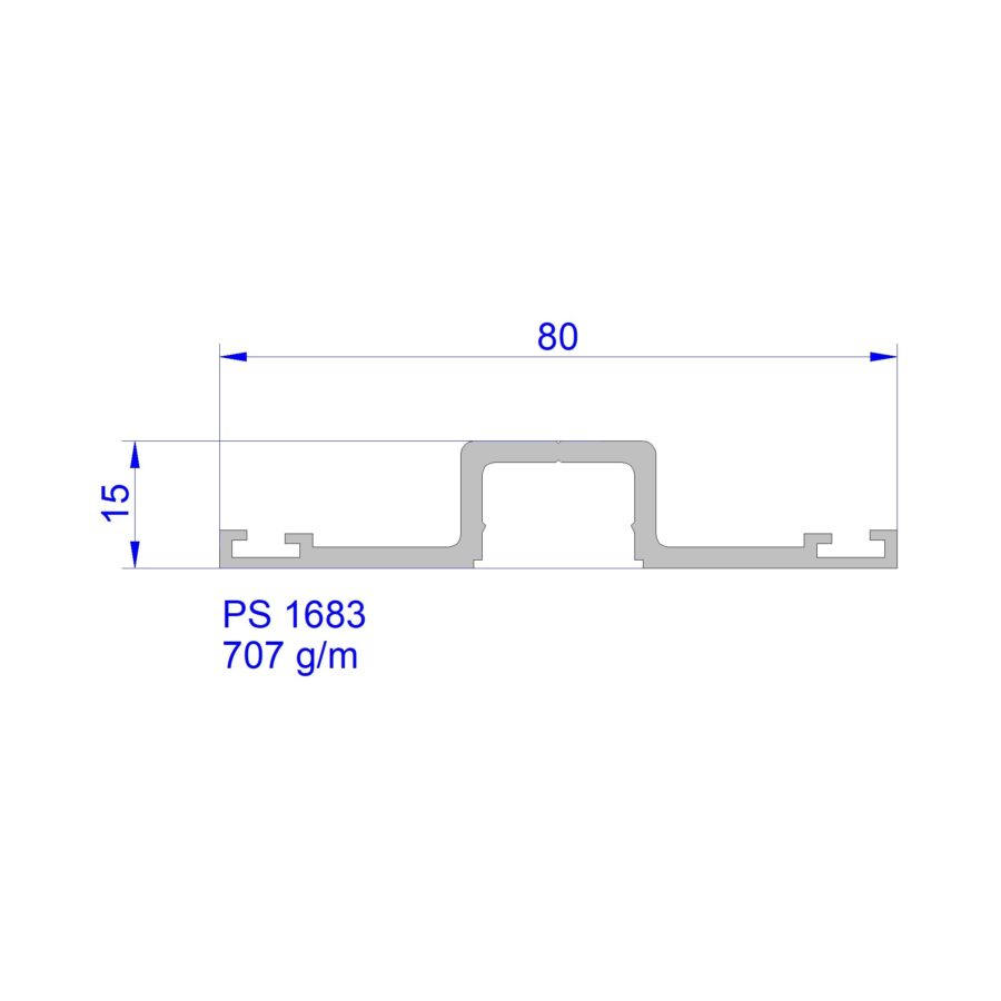 Aluveneta PS1683 Profili per centine