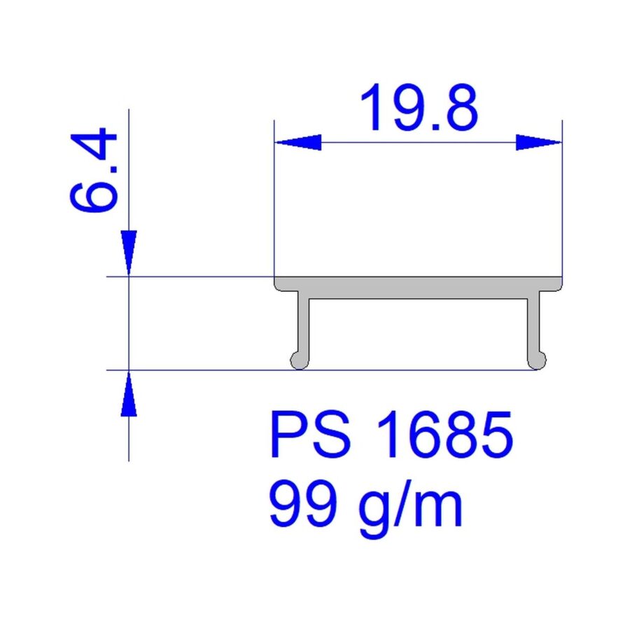 Aluveneta PS1685 Profili per centine