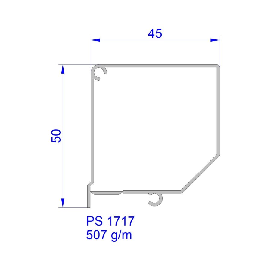 Aluveneta PS1717 Profili per cassonetti