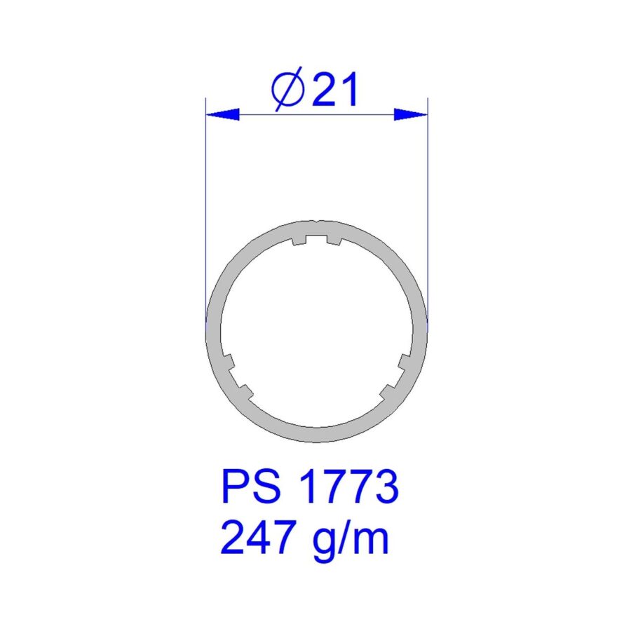 Aluveneta PS1773 Profili per rulli