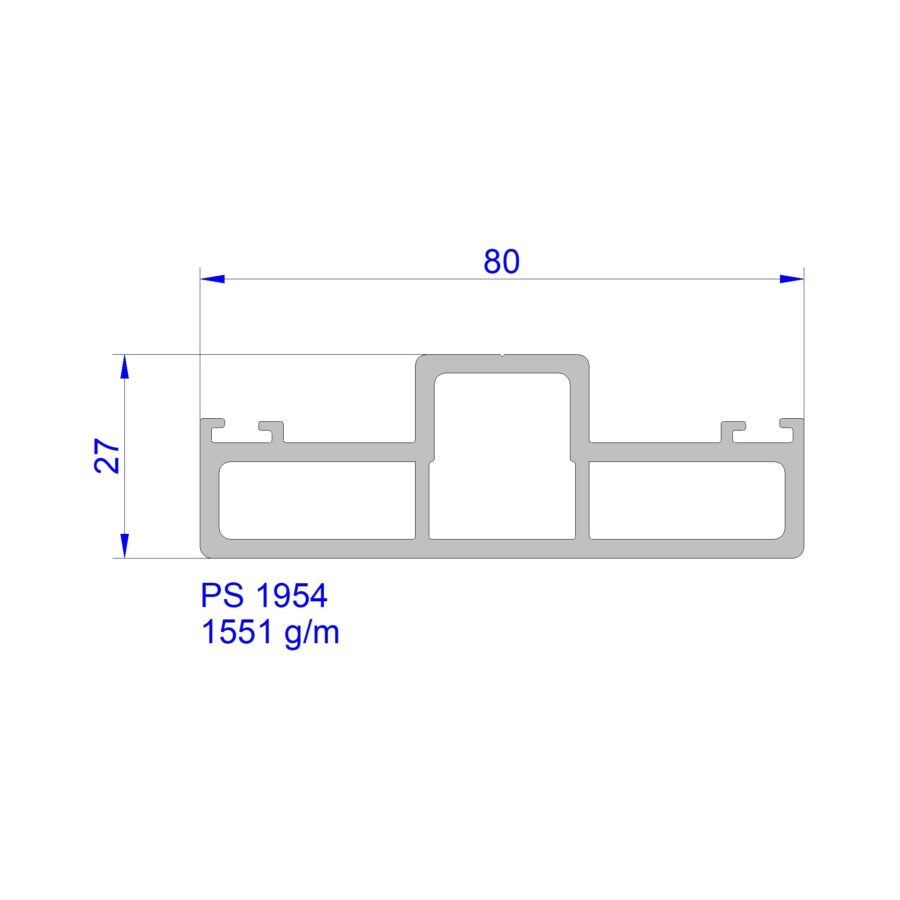 Aluveneta PS1954 Profili per centine