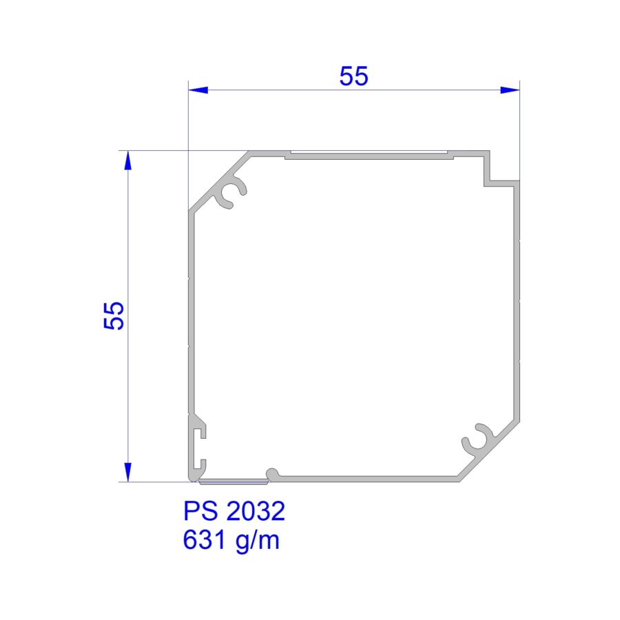Aluveneta PS2032 Profili per cassonetti