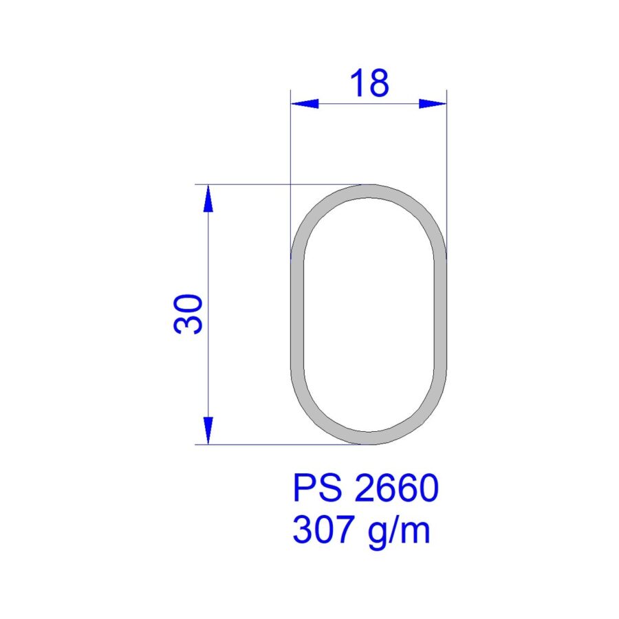 Aluveneta PS2660 Profili tubolari speciali