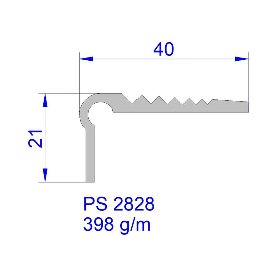 Aluveneta PS2828 Profili di finitura e fasce