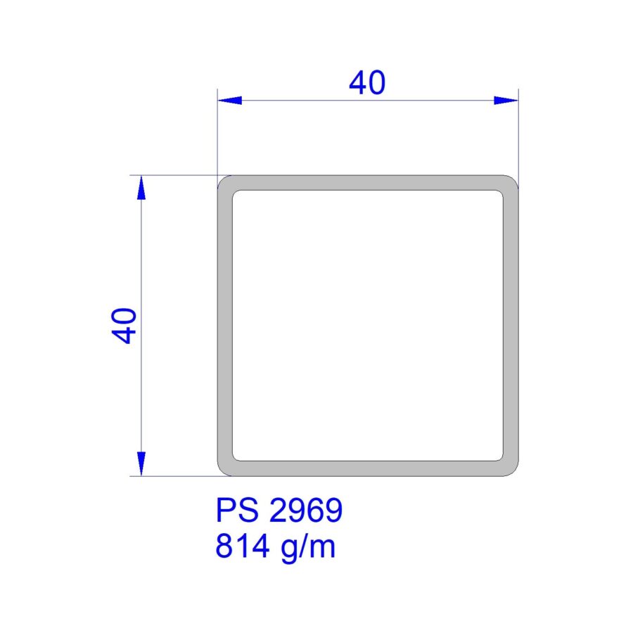 Aluveneta PS2969 Profili tubolari speciali