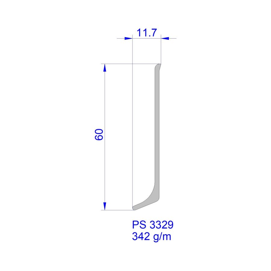 Aluveneta PS3329 Profili per battiscopa