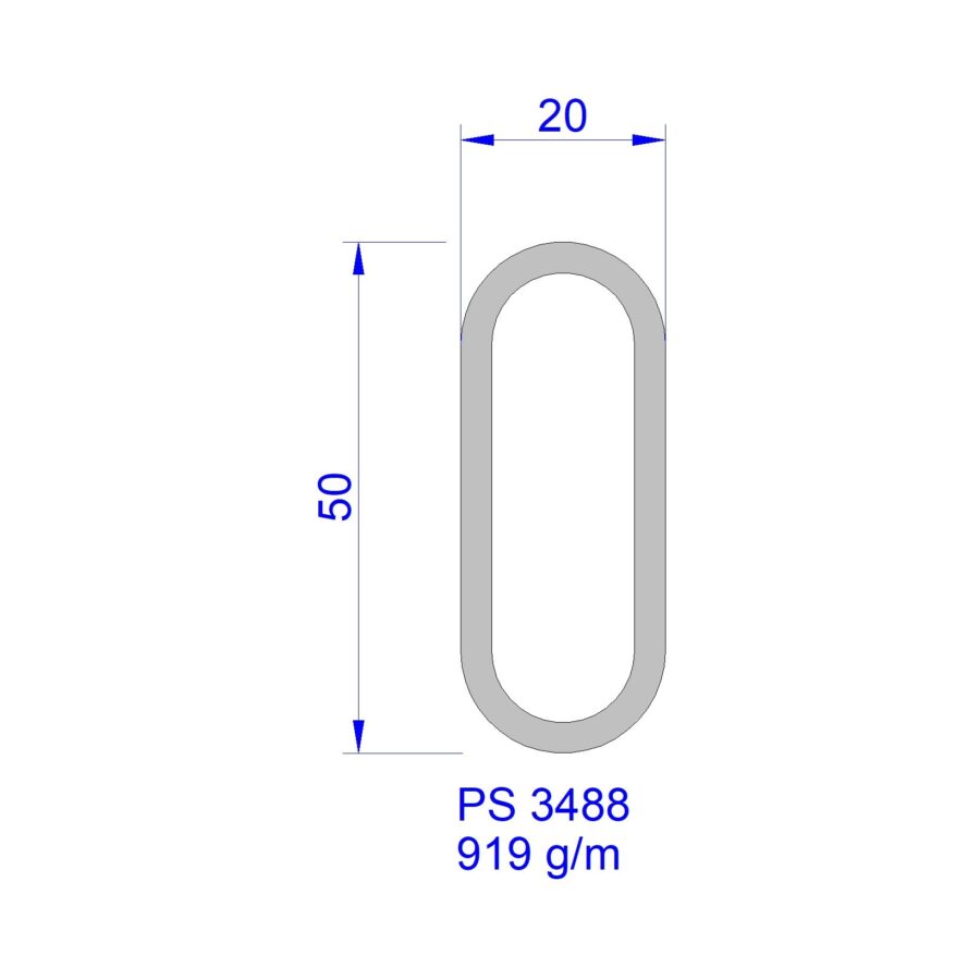 Aluveneta PS3488 Profili tubolari speciali