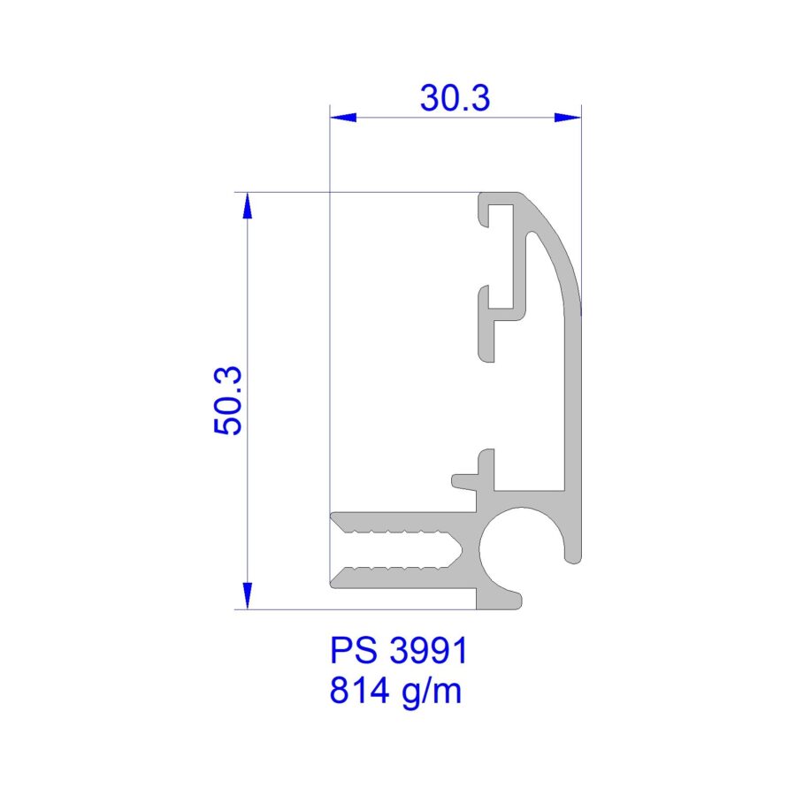 Aluveneta PS3991 Profili per centine