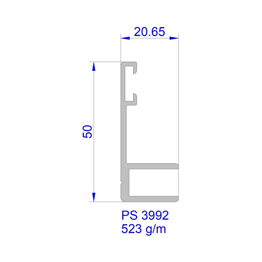 Aluveneta PS3992 Profili per centine