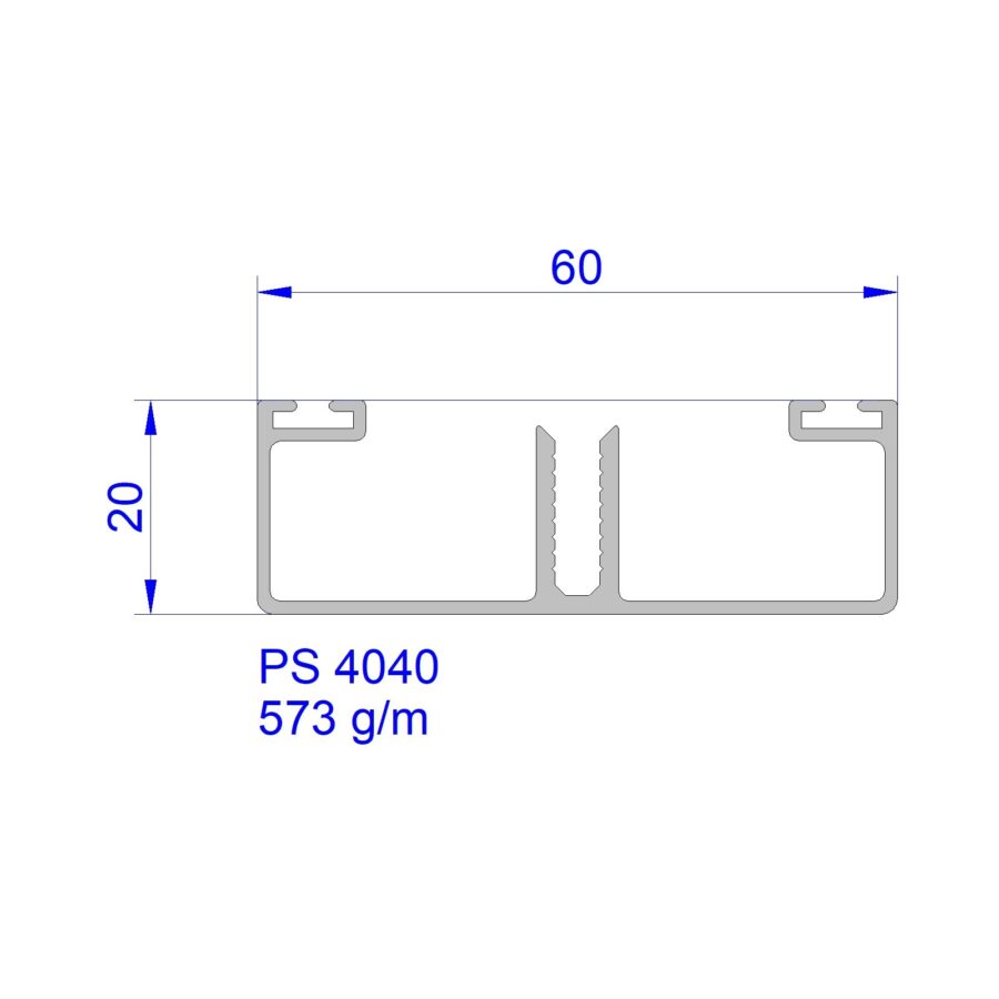 Aluveneta PS4040 Profili per centine