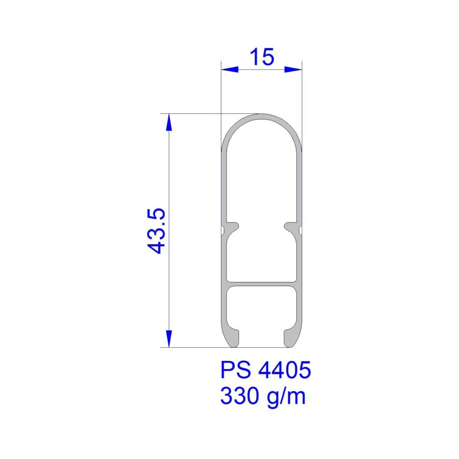 Aluveneta PS4405 Profili per cappottine
