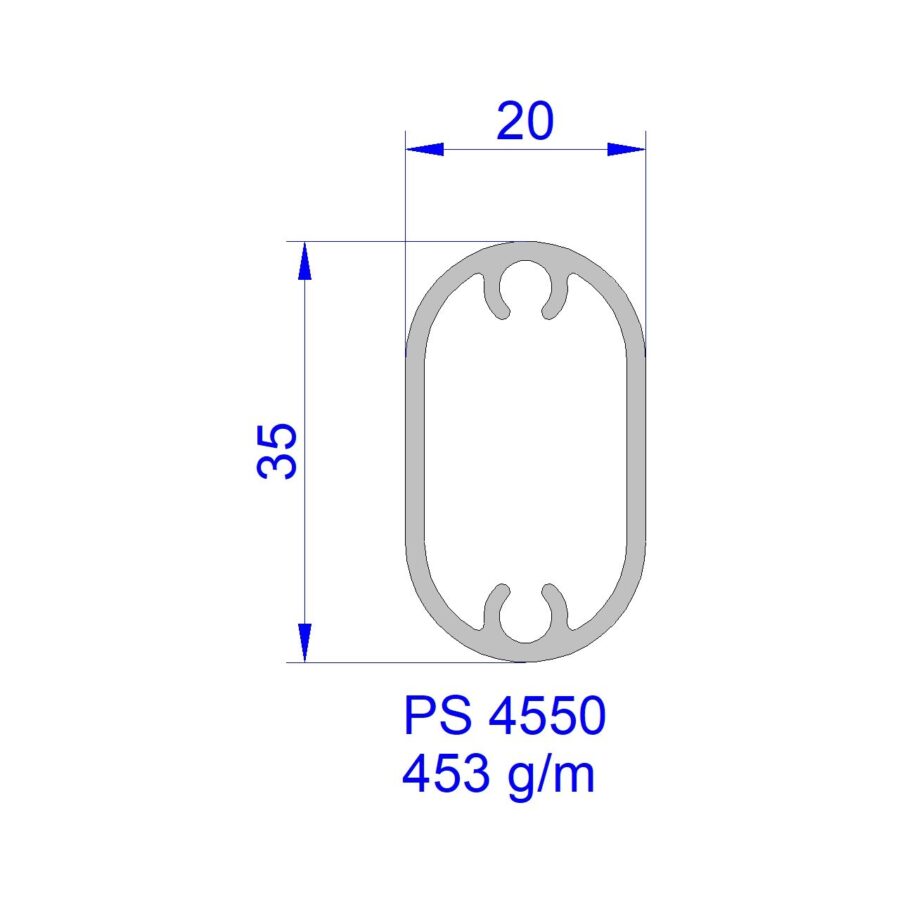 Aluveneta PS4550 Profili tubolari speciali