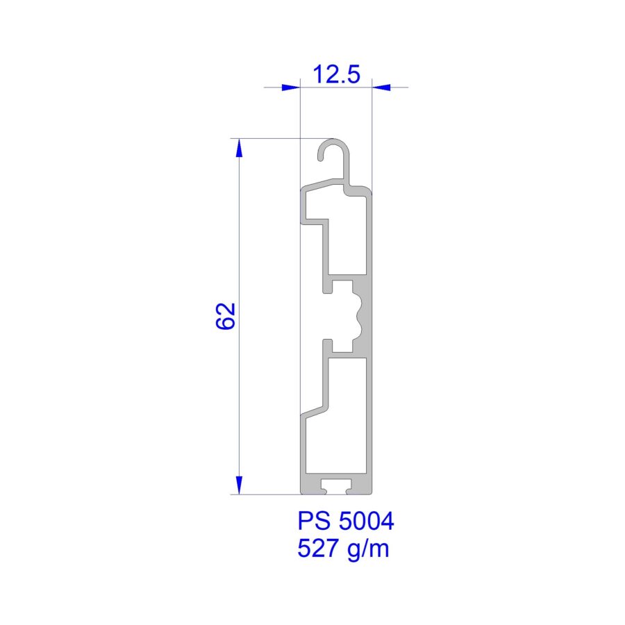 Aluveneta PS5004 Profili per tapparelle e guide