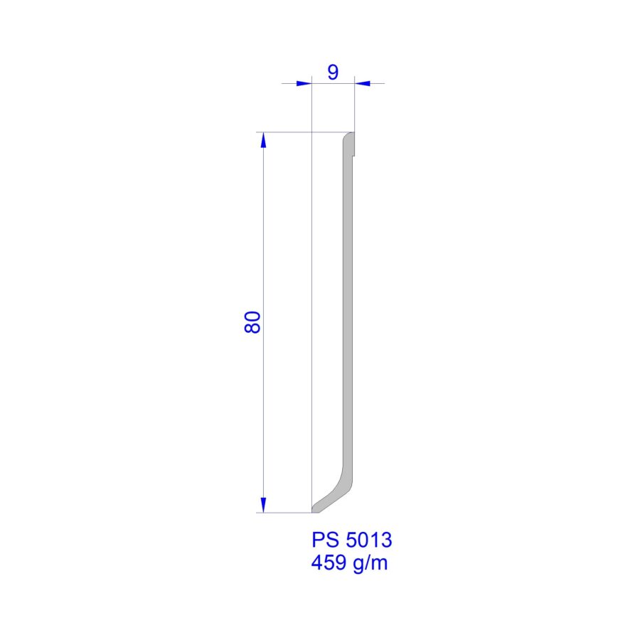 Aluveneta PS5013 Profili per battiscopa