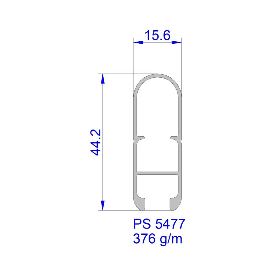Aluveneta PS5477 Profili per cappottine