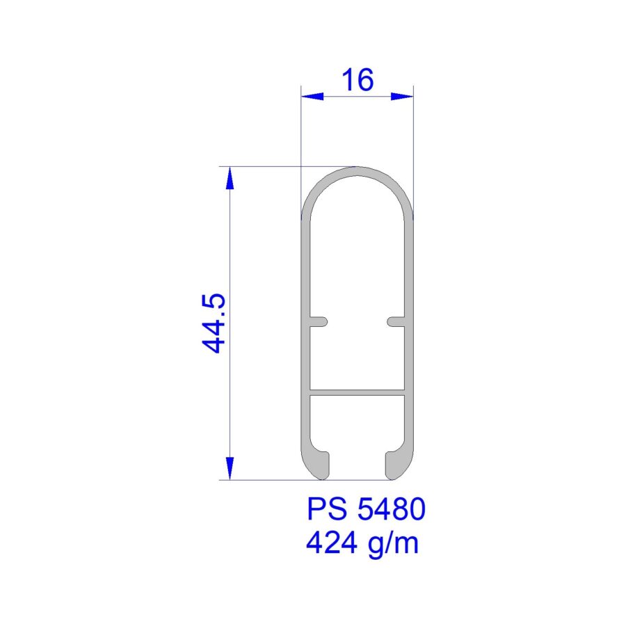 Aluveneta PS5480 Profili per cappottine