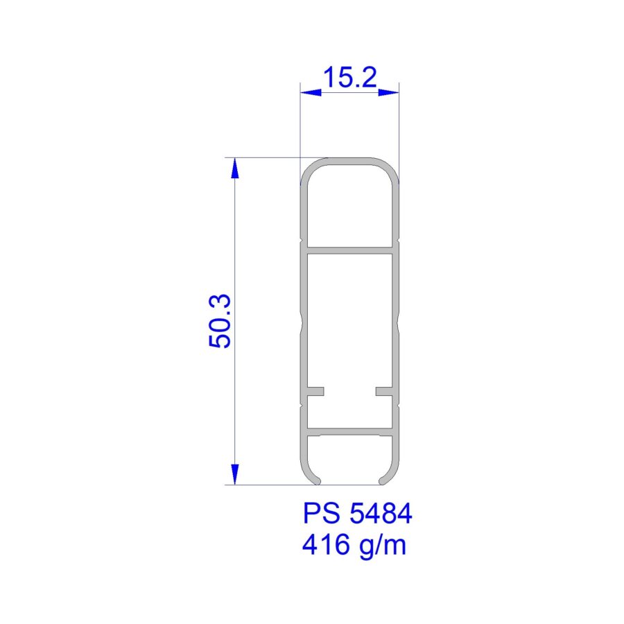Aluveneta PS5484 Profili per cappottine