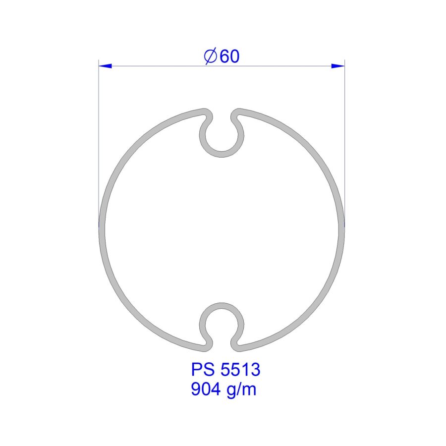 Aluveneta PS5513 Profili rulli avvolgitori
