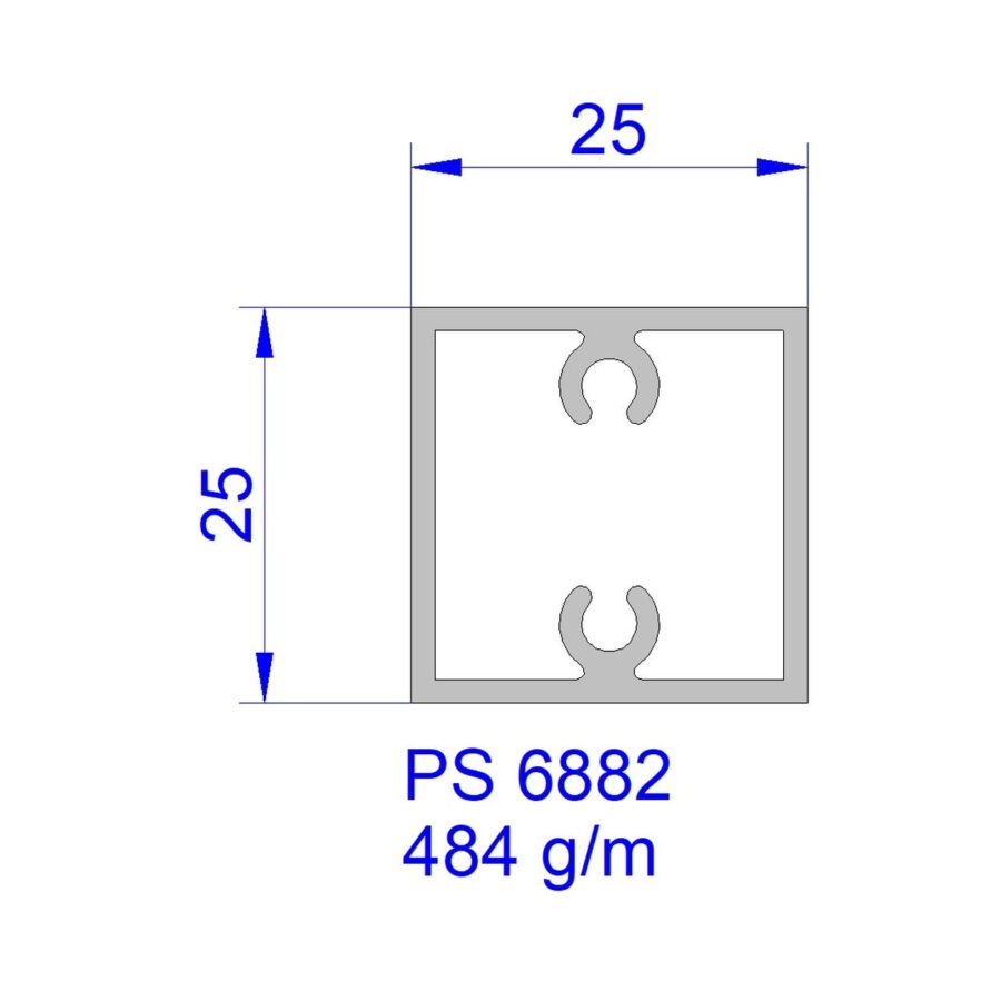 Aluveneta PS6882 Profili tubolari speciali