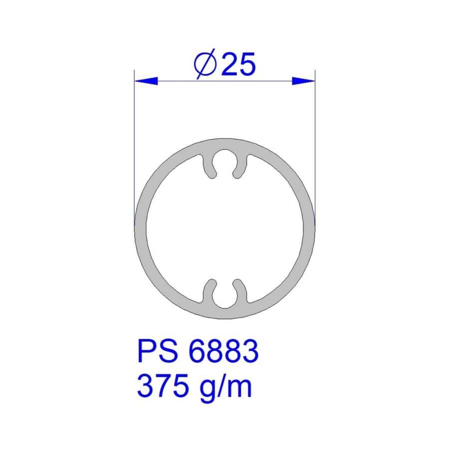 Aluveneta PS6883 Profili tubolari speciali